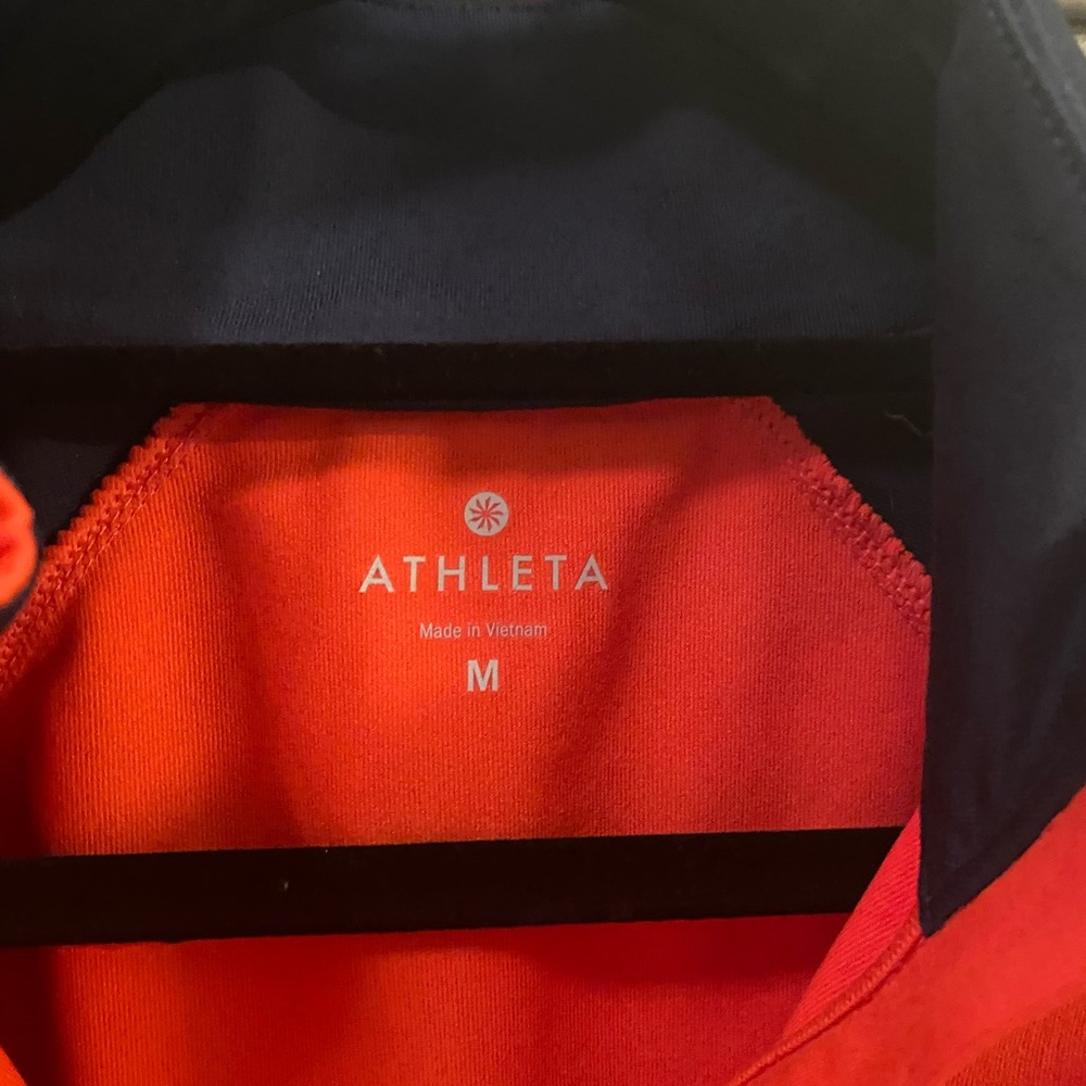 Athleta Pullover With Half Zip Front - image 2